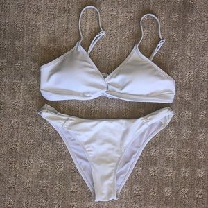 Light blue, sparkly bikini